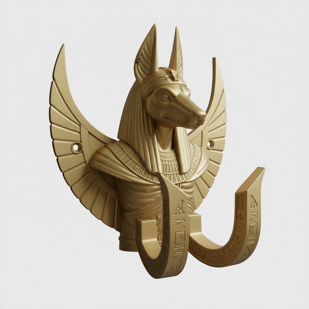 Anubis Wall Hook free 3D printable STL