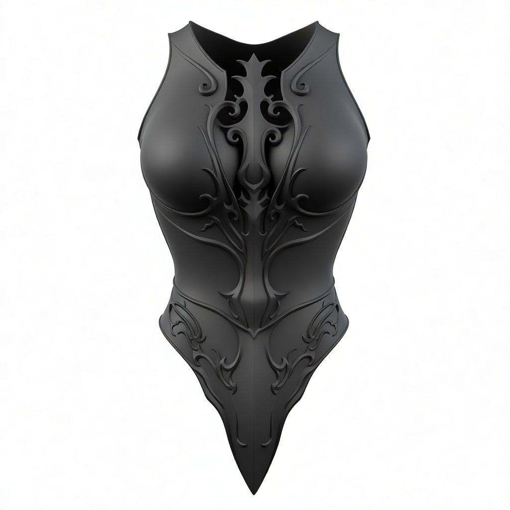 Fantasy Female Armor Corset free 3D printable STL