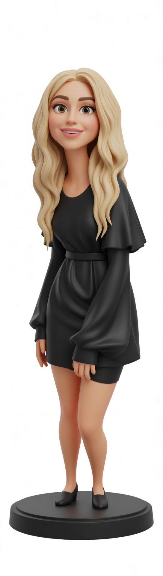 Blonde Woman Figurine free 3D printable STL