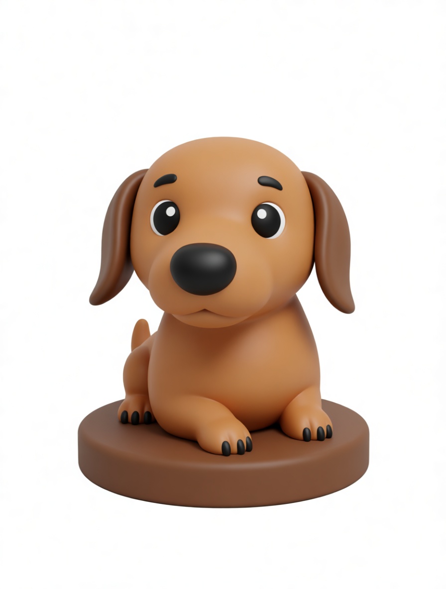 Dachshund Dog Figurine free 3D printable STL
