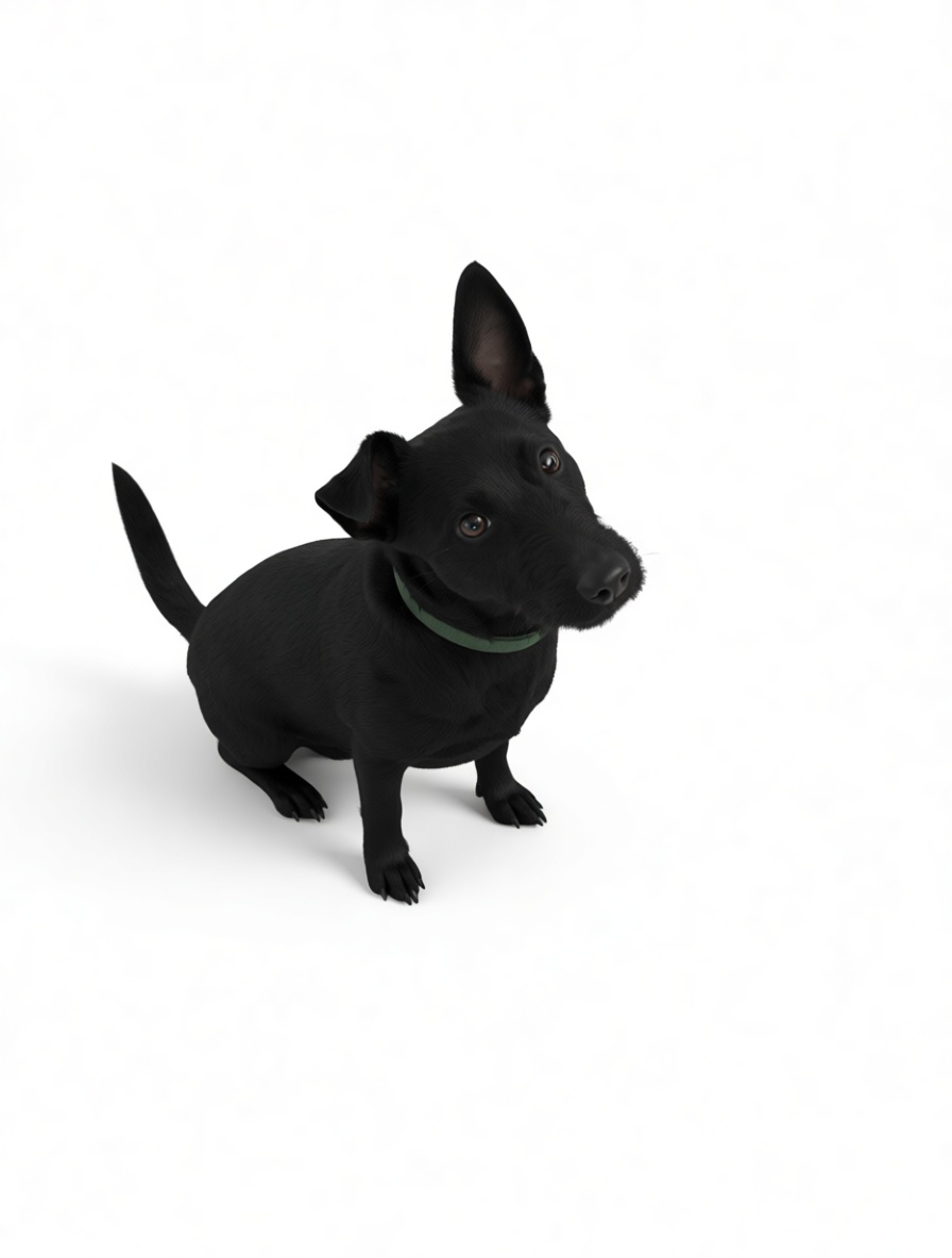 Black Dachshund Figurine free 3D printable STL