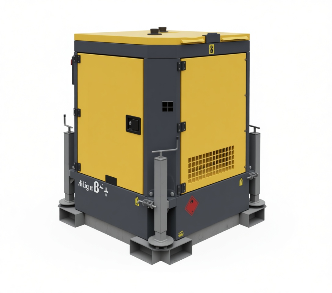 Industrial Generator Model free 3D printable STL
