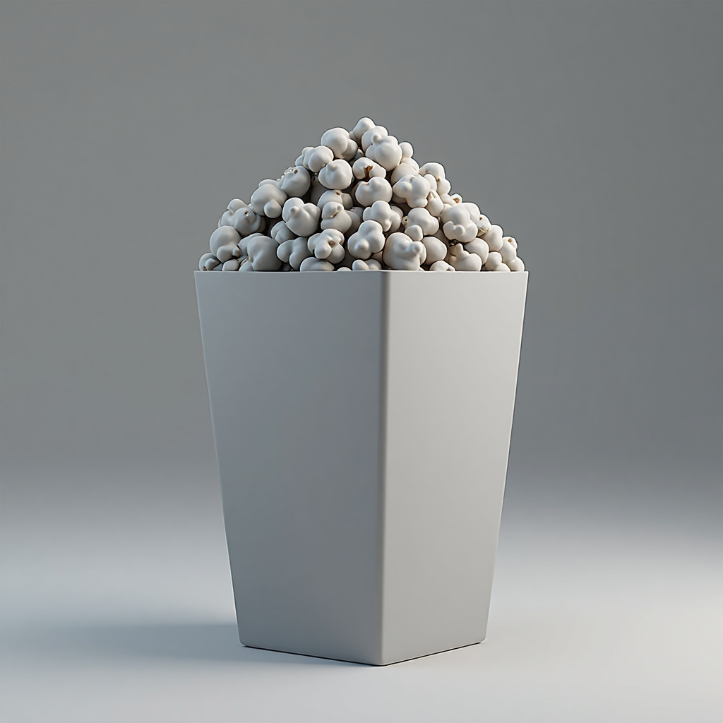 Alive Popcorn Box Figurine free 3D printable STL