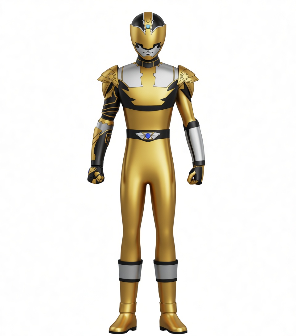 Gold Ranger Figurine free 3D printable STL