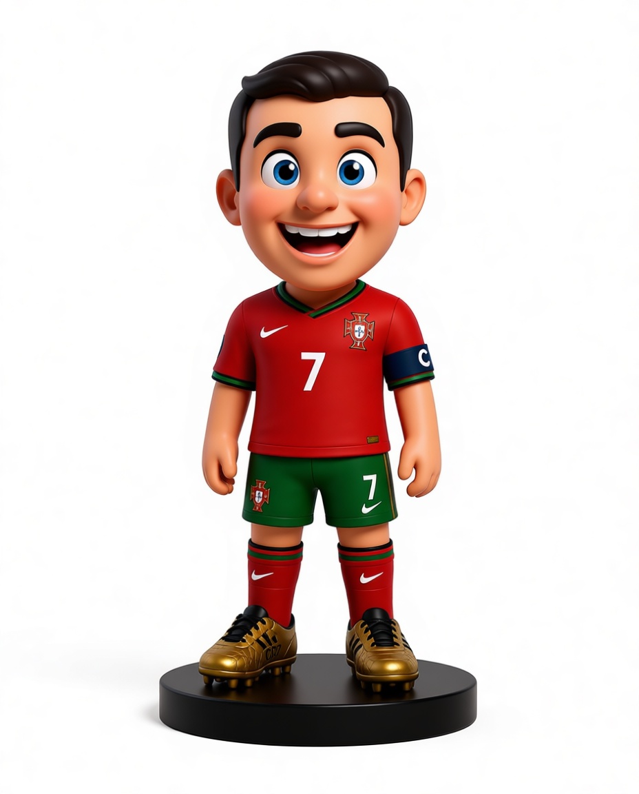 Cristiano Ronaldo Figurine free 3D printable STL
