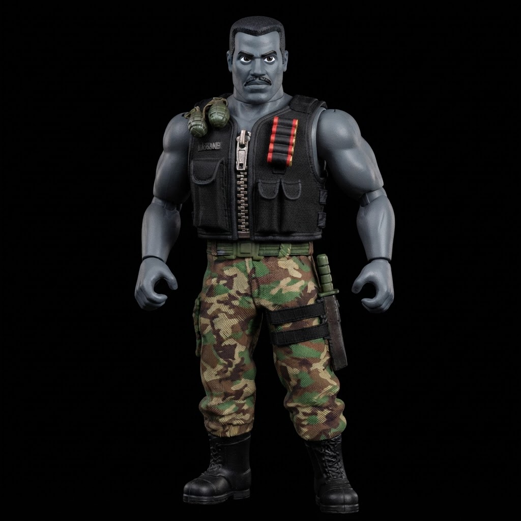 Roadblock Action Figure free 3D printable STL