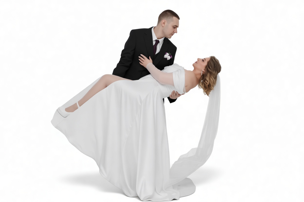 Wedding Couple Figurine free 3D printable STL