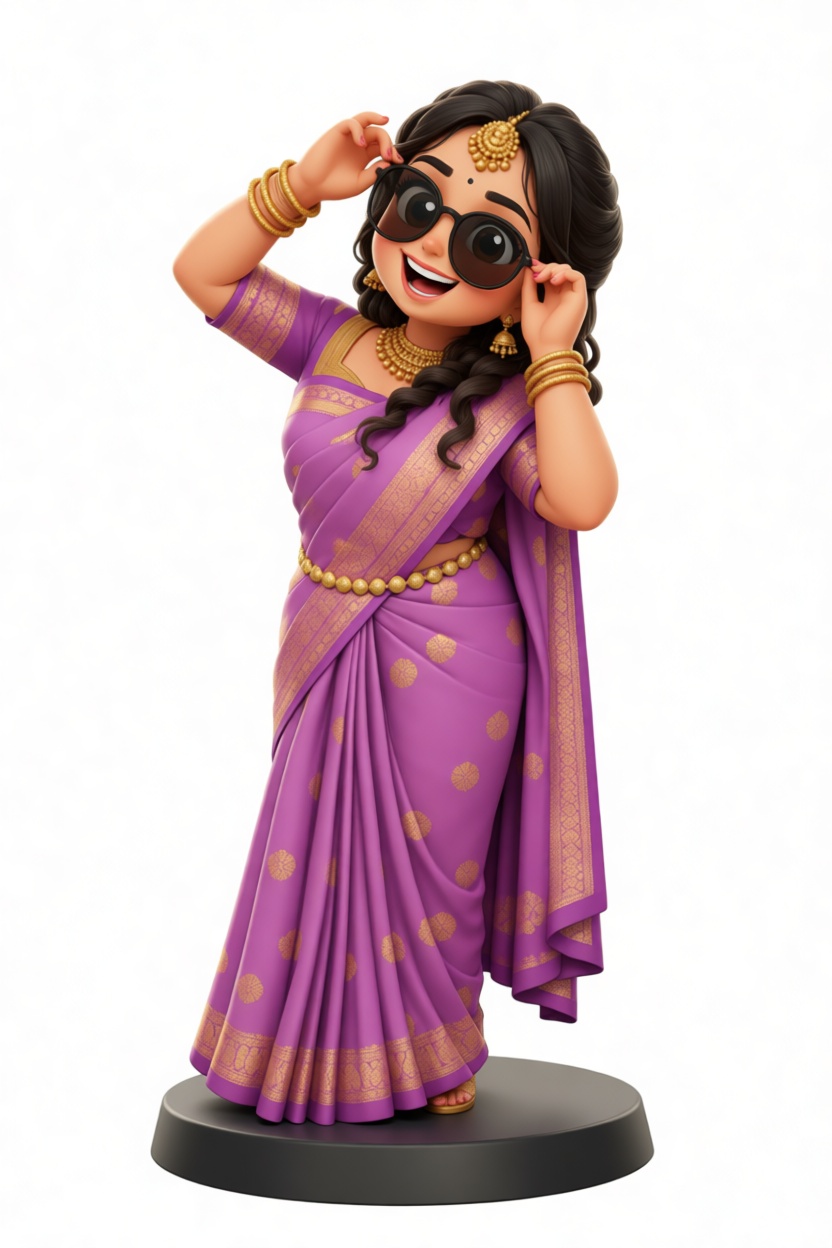 Indian Woman Figurine free 3D printable STL