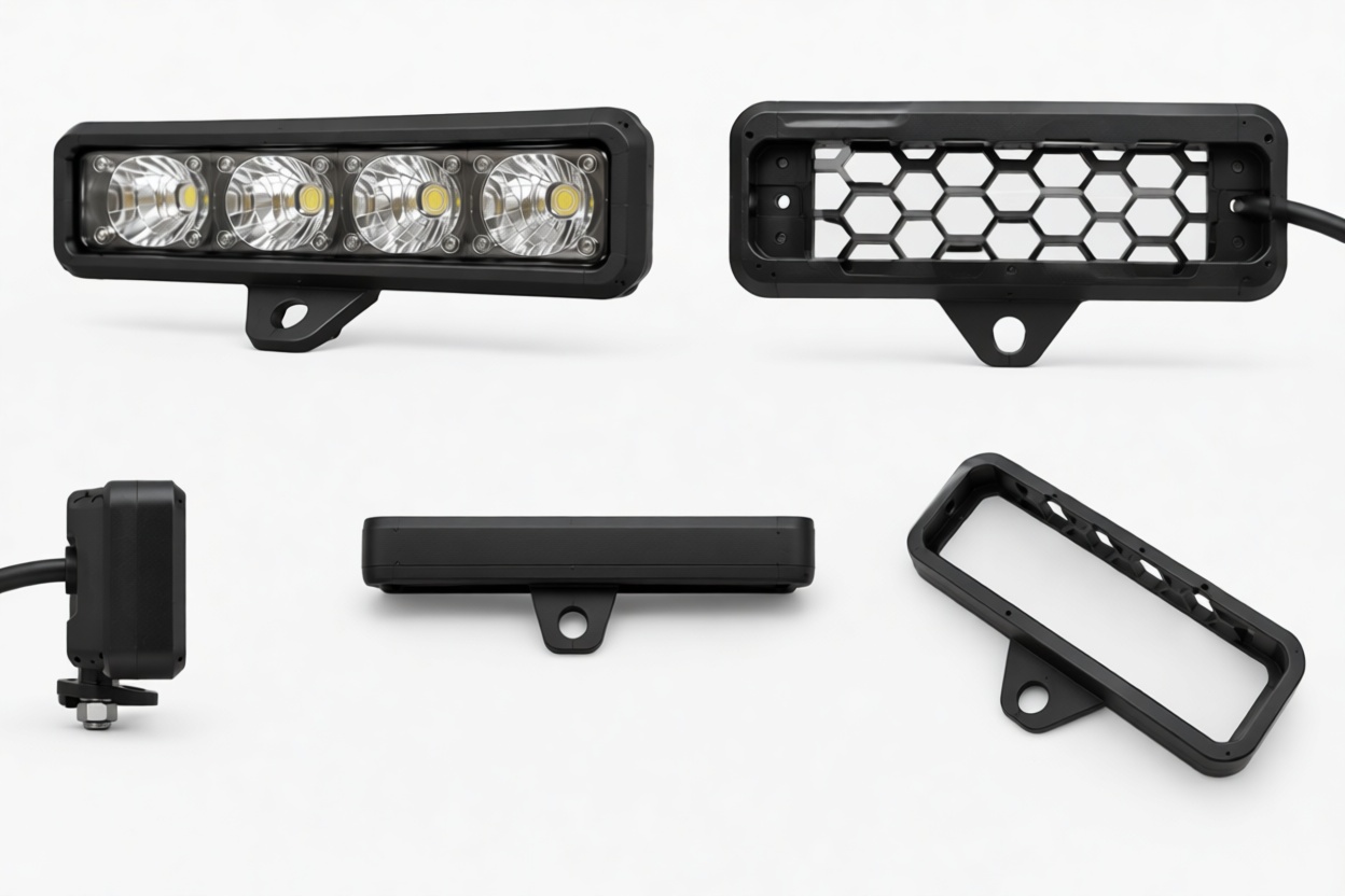 LED Light Bar Model free 3D printable STL