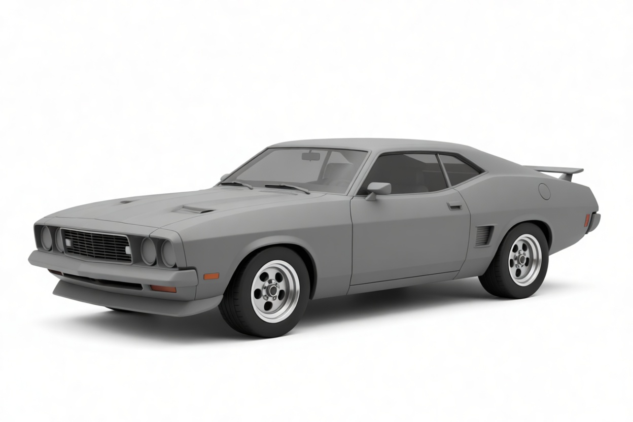 1973 Ford Falcon XB Coupe Model free 3D printable STL