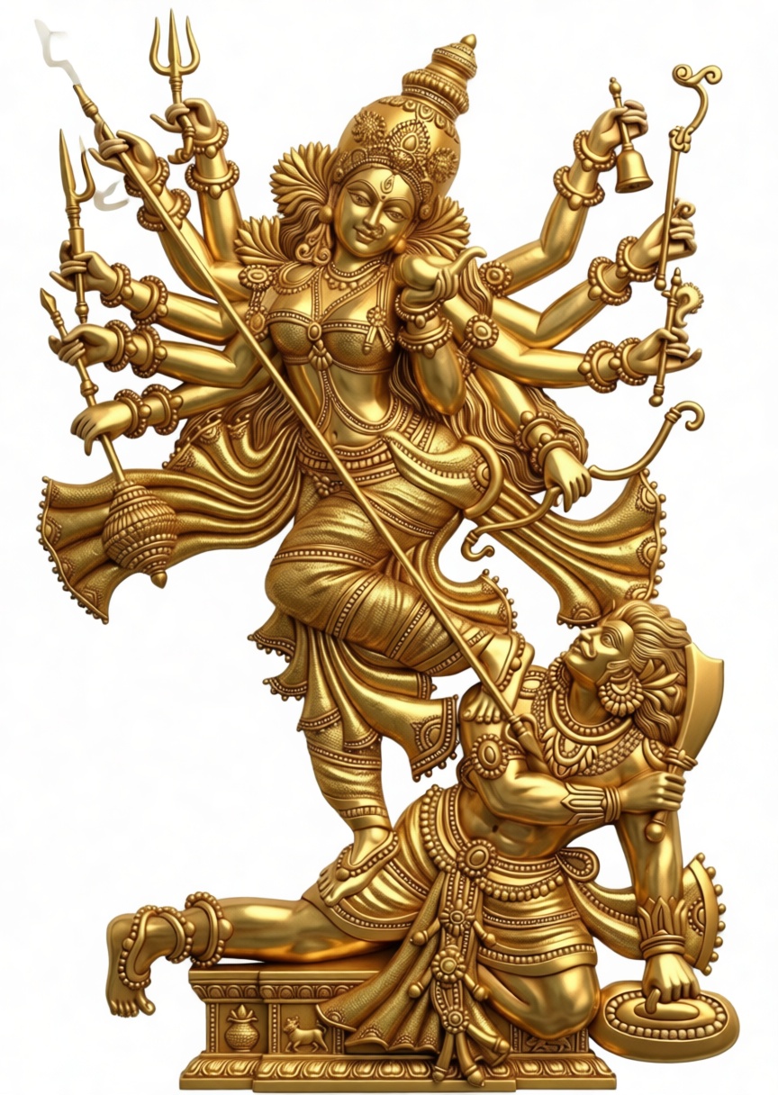 Durga Statue free 3D printable STL