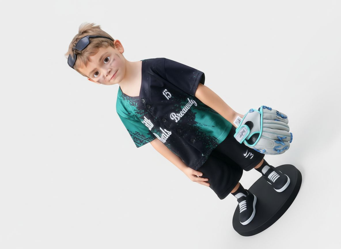 Kid Baseball Player Figurine free 3D printable STL