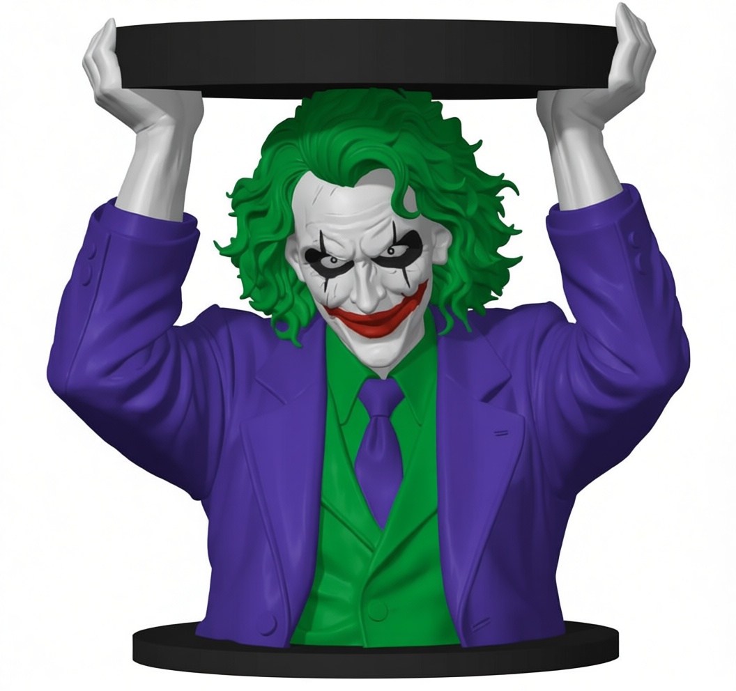 Joker Bust free 3D printable STL