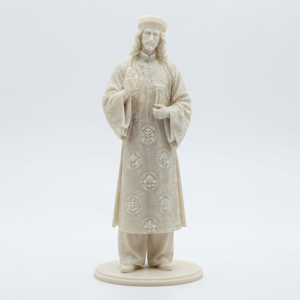 Vietnamese Scholar Figurine free 3D printable STL