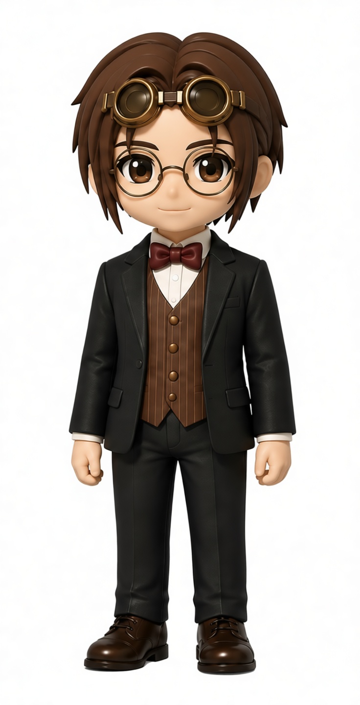 Steampunk Gentleman Figurine free 3D printable STL