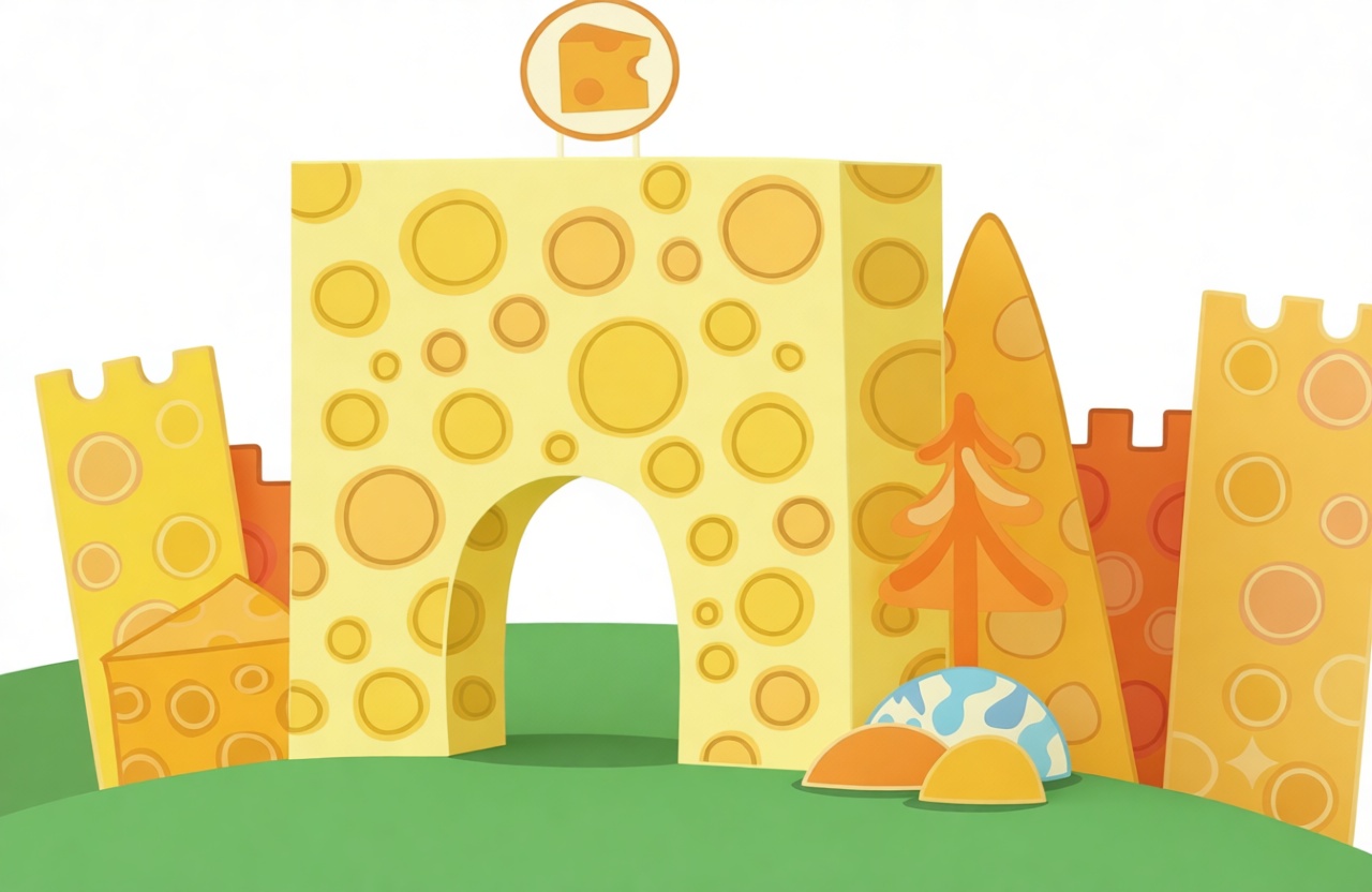 Cheese Castle Model free 3D printable STL