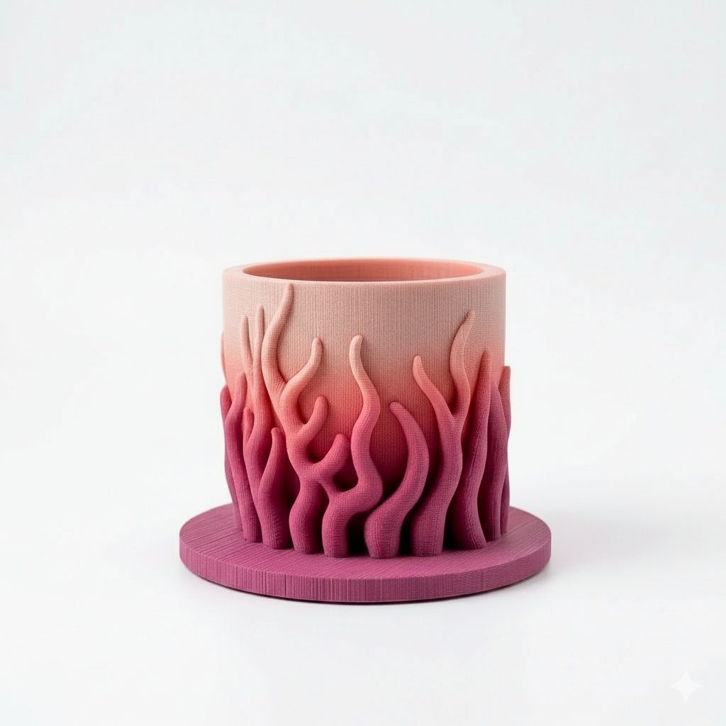 Coral Reef Pen Holder free 3D printable STL