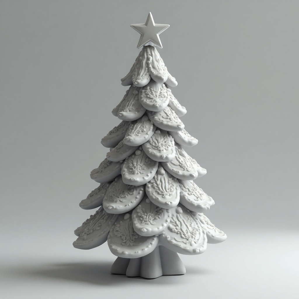 Gingerbread Tree Model free 3D printable STL