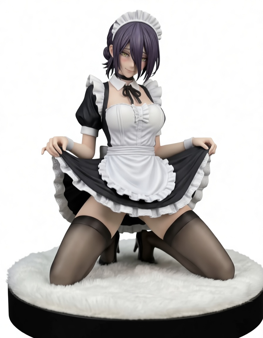Maid Anime Figurine free 3D printable STL
