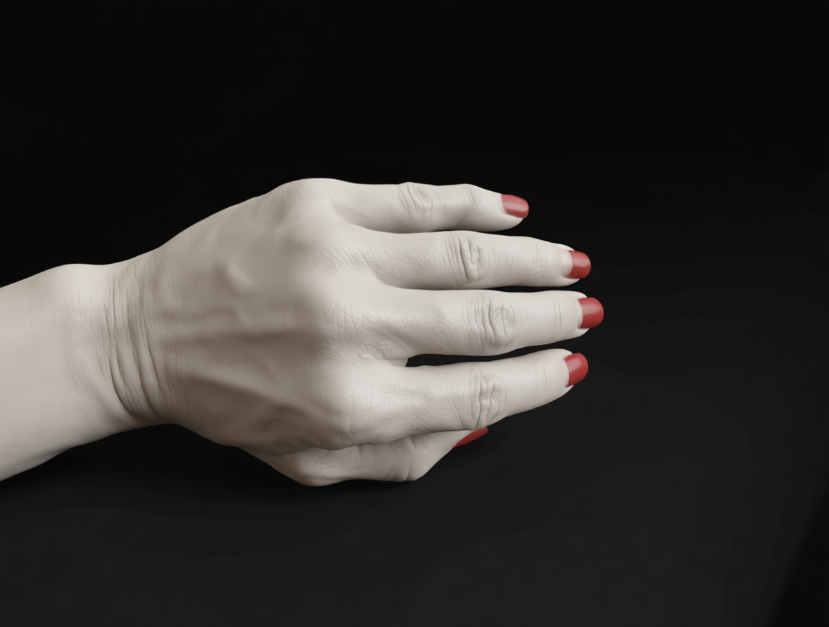 Human Hand Model free 3D printable STL