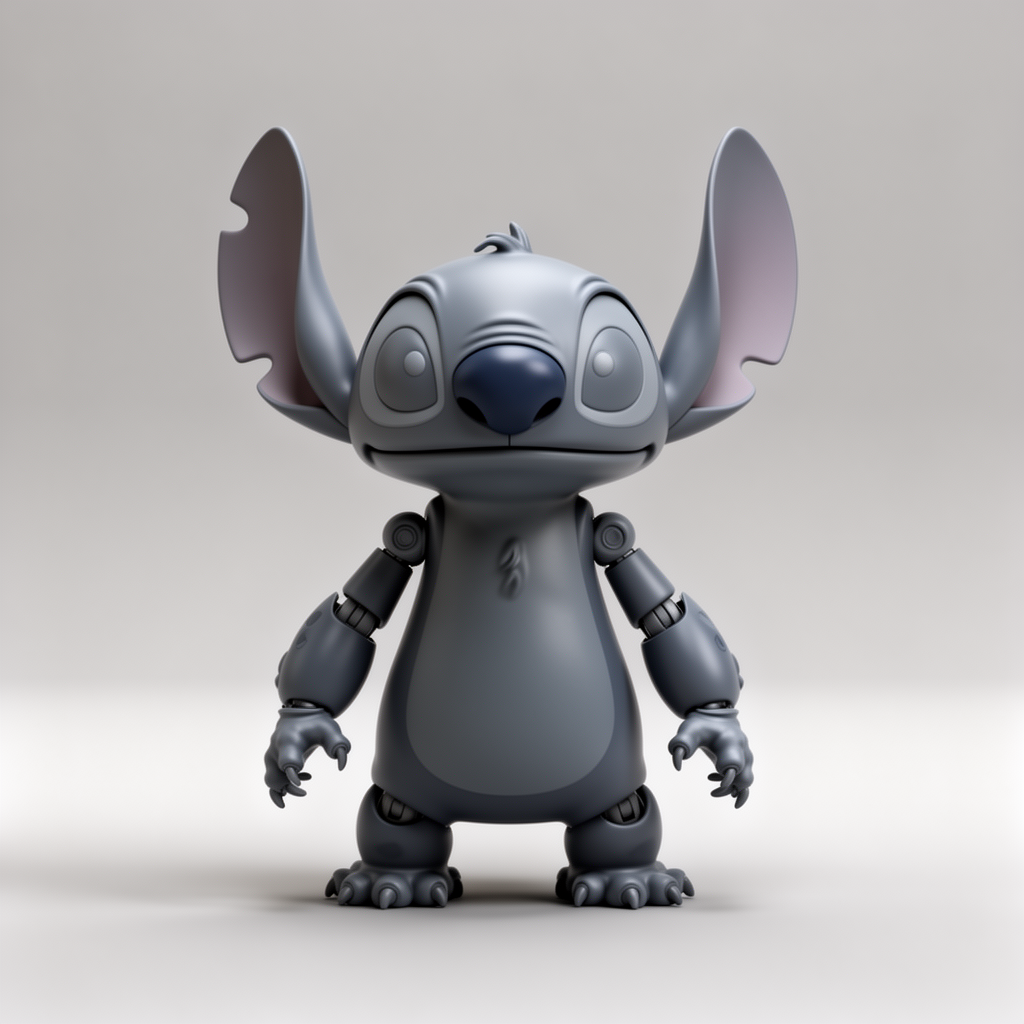 Stitch Articulated Figurine free 3D printable STL