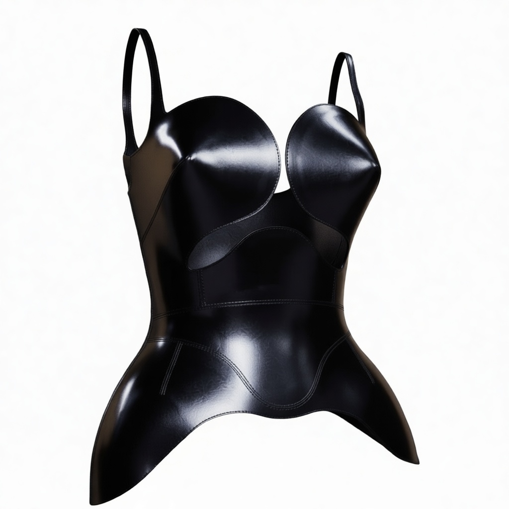 Black Leather Corset free 3D printable STL