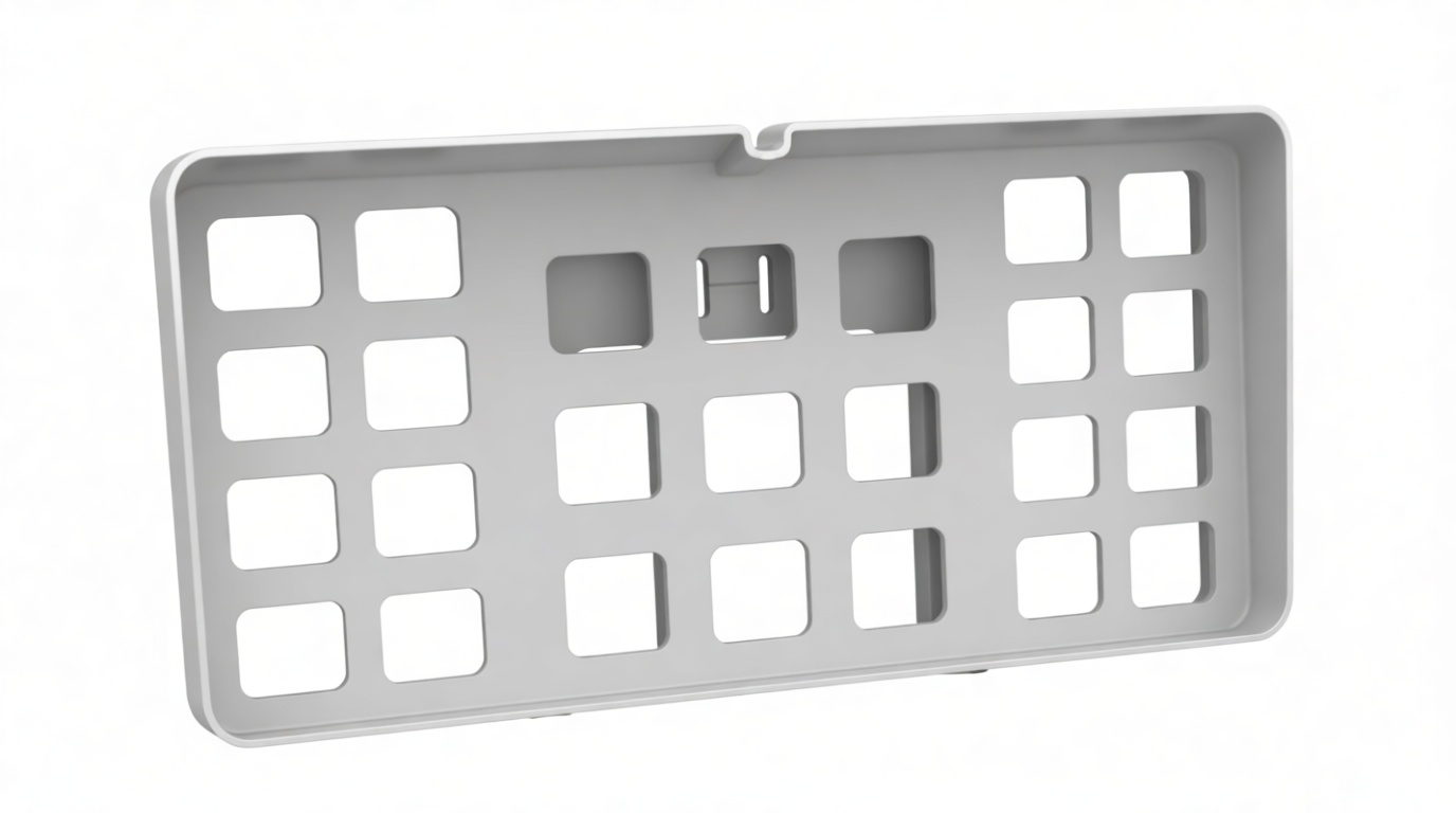 Ergodox Keyboard Plate free 3D printable STL