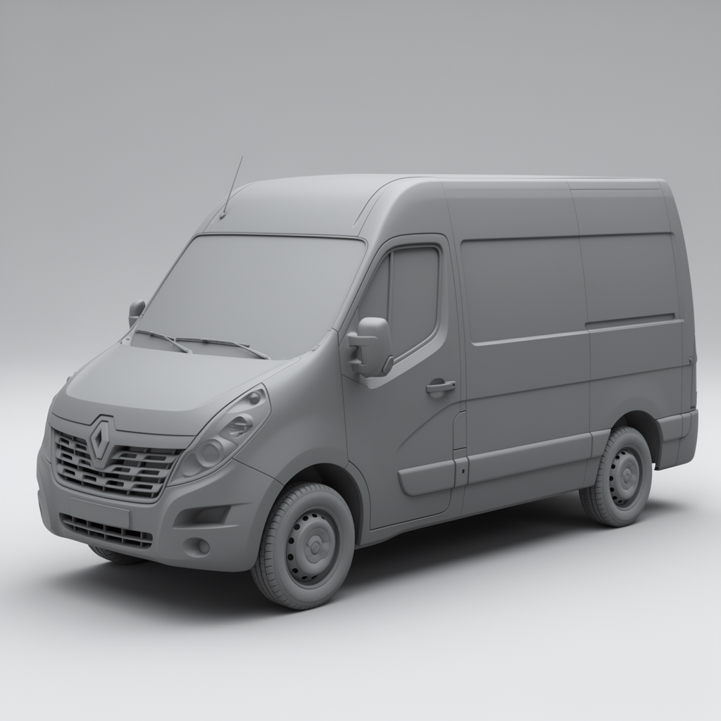 Renault Master Model free 3D printable STL
