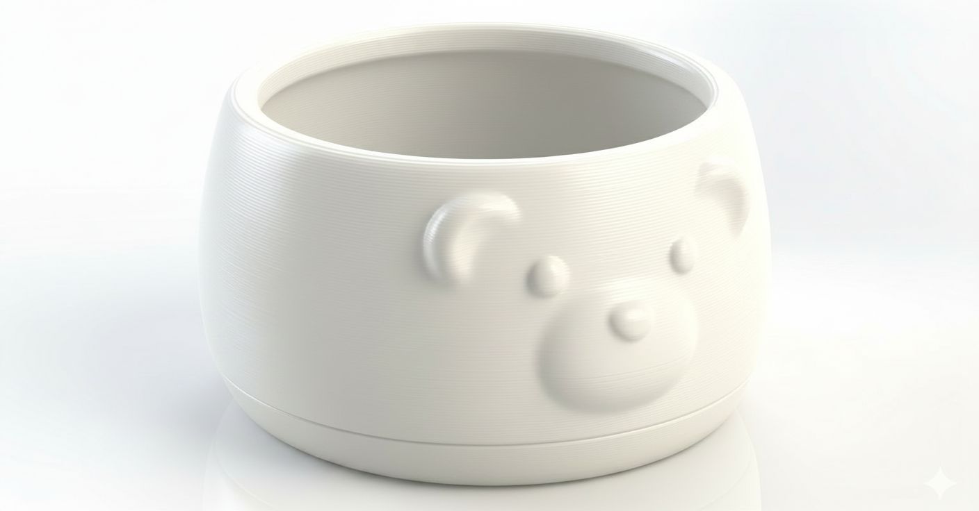 Bear Face Planter free 3D printable STL
