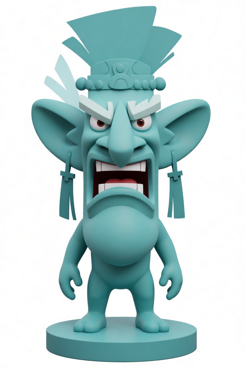 Aku Aku Spirit Figurine free 3D printable STL