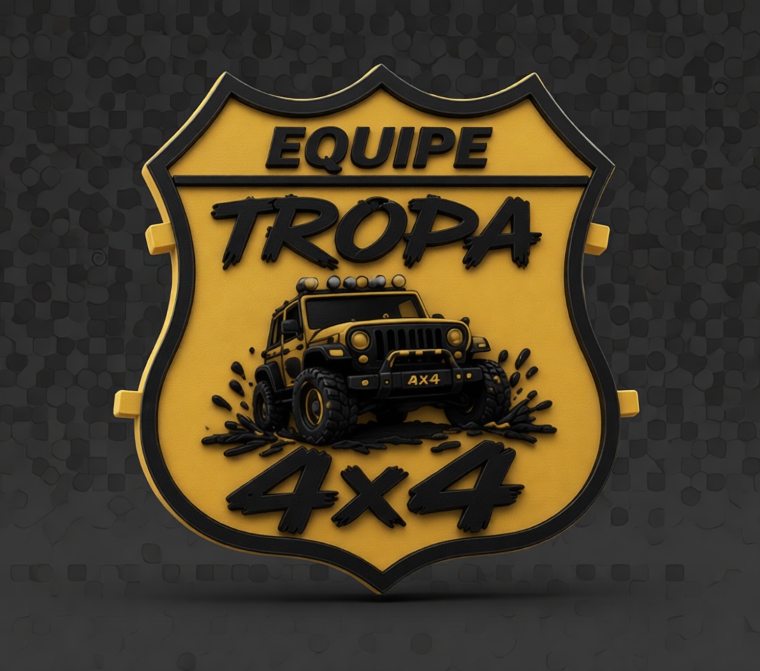 Jeep Wrangler 4x4 Emblem free 3D printable STL