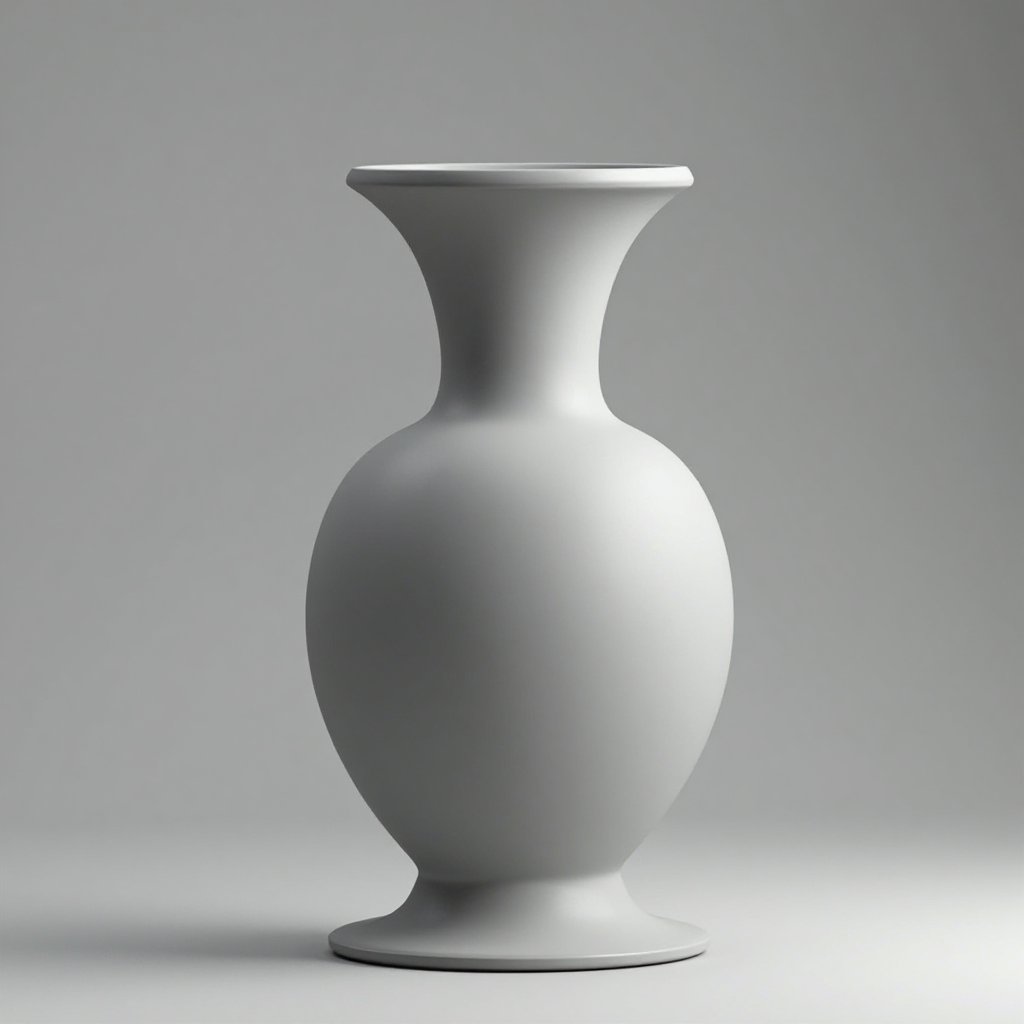 Asymmetrical Vase Sculpture free 3D printable STL