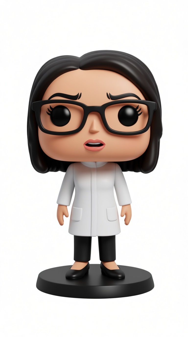 Scientist Woman Figurine free 3D printable STL