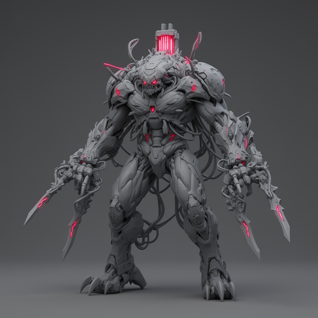 Hive Tyrant Figurine free 3D printable STL