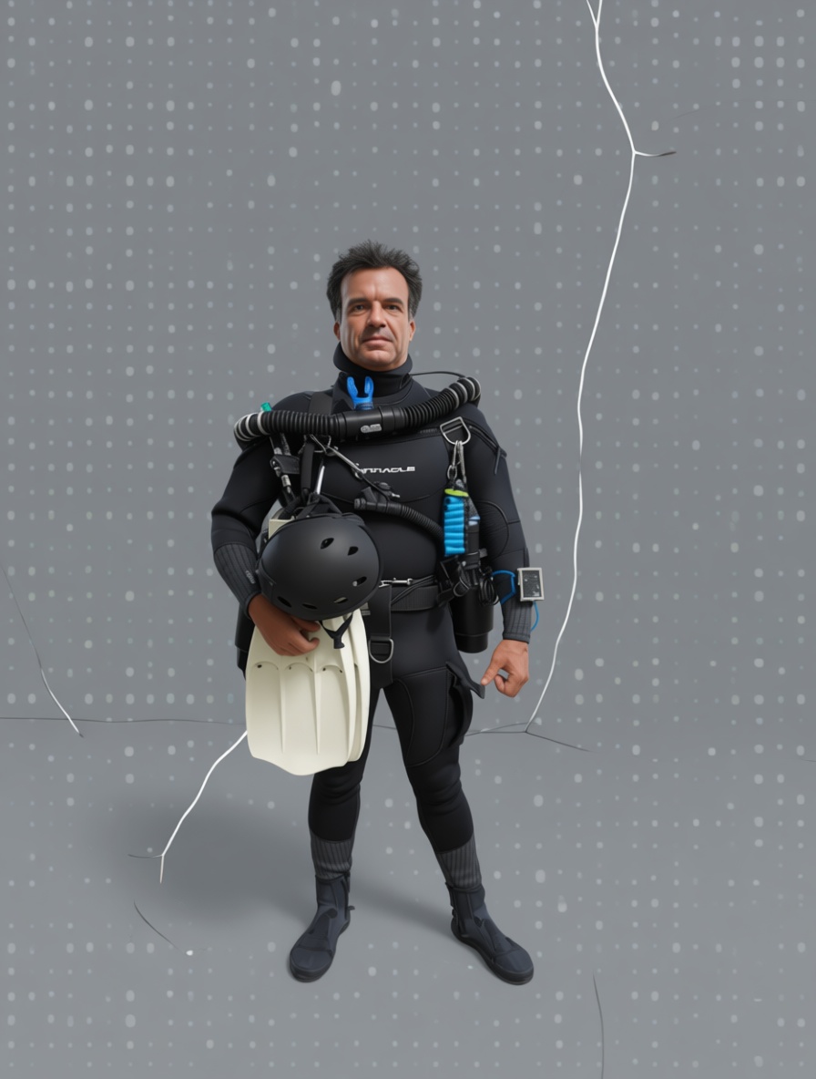 Scuba Diver Figurine free 3D printable STL
