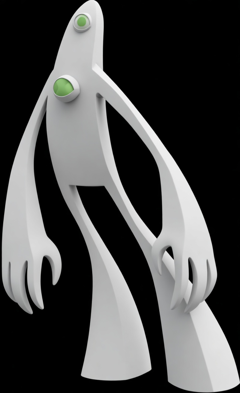 Xen Alien Figurine free 3D printable STL