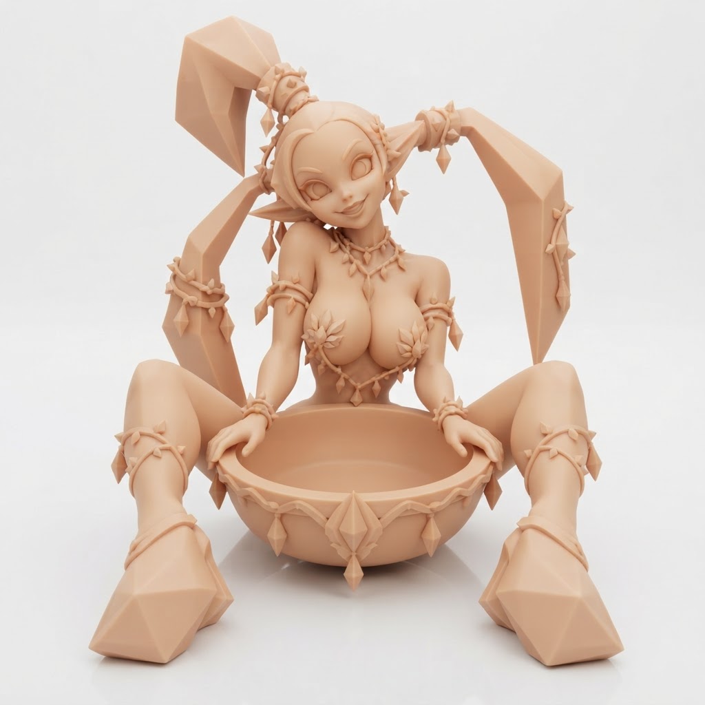 Fantasy Elf Figurine free 3D printable STL