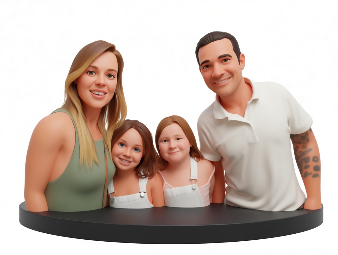 Custom Family Portrait Bust free 3D printable STL