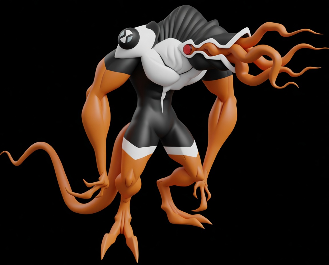Wildmutt Ben 10 Figurine free 3D printable STL