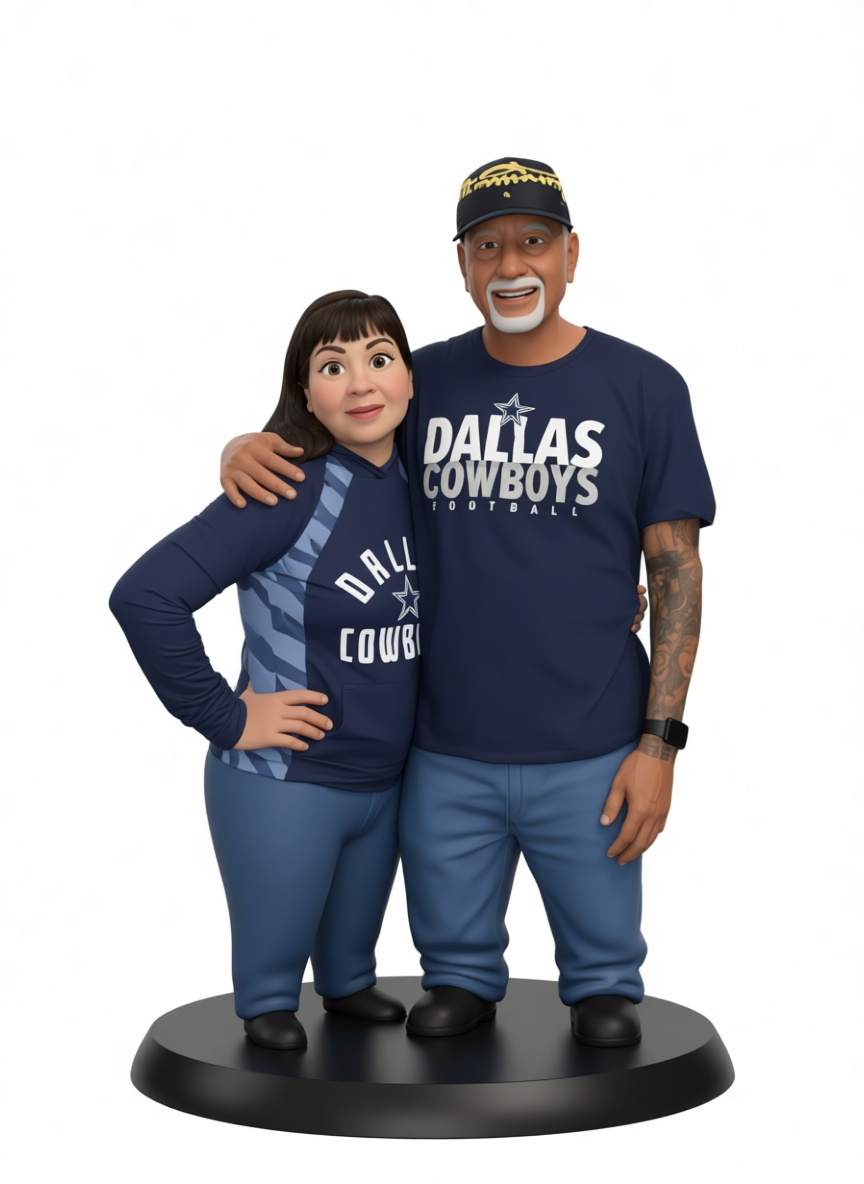 Dallas Cowboys Fans Figurine free 3D printable STL