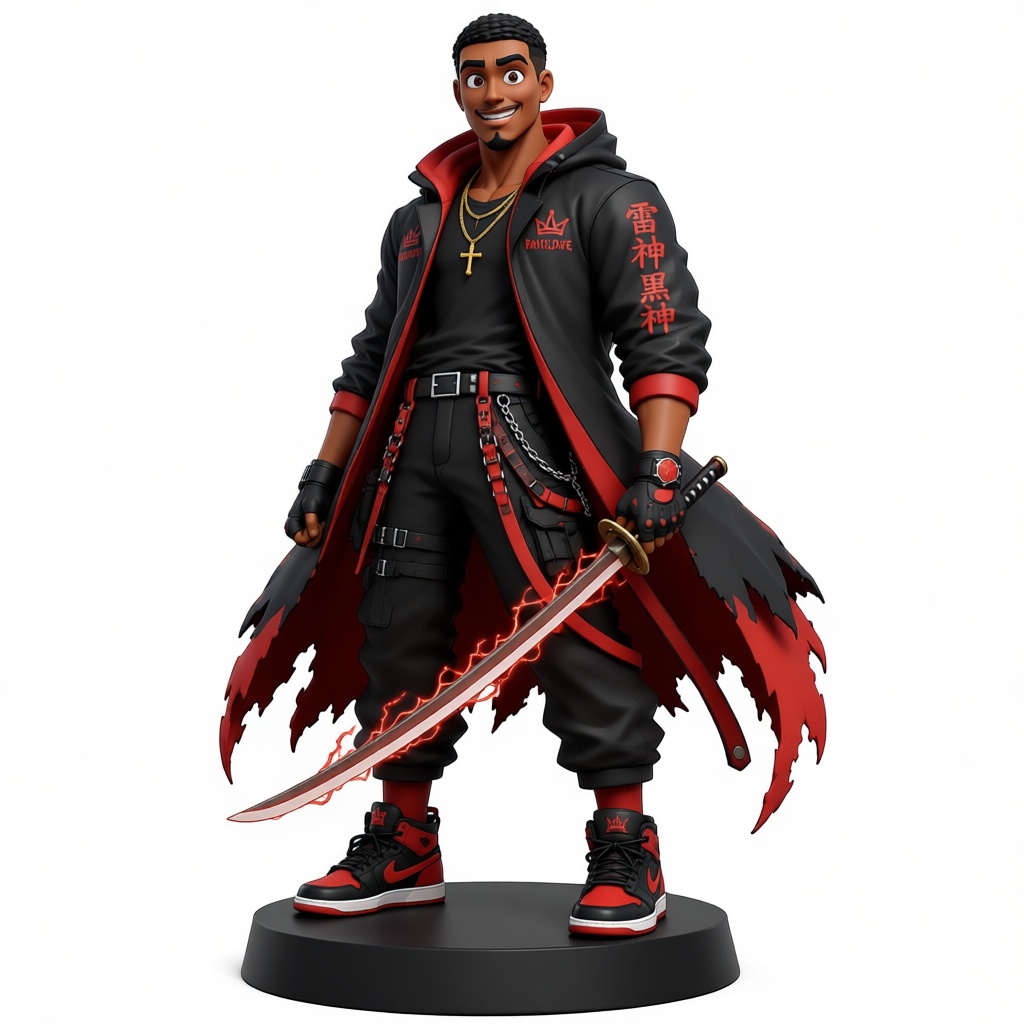 Urban Samurai Figurine free 3D printable STL