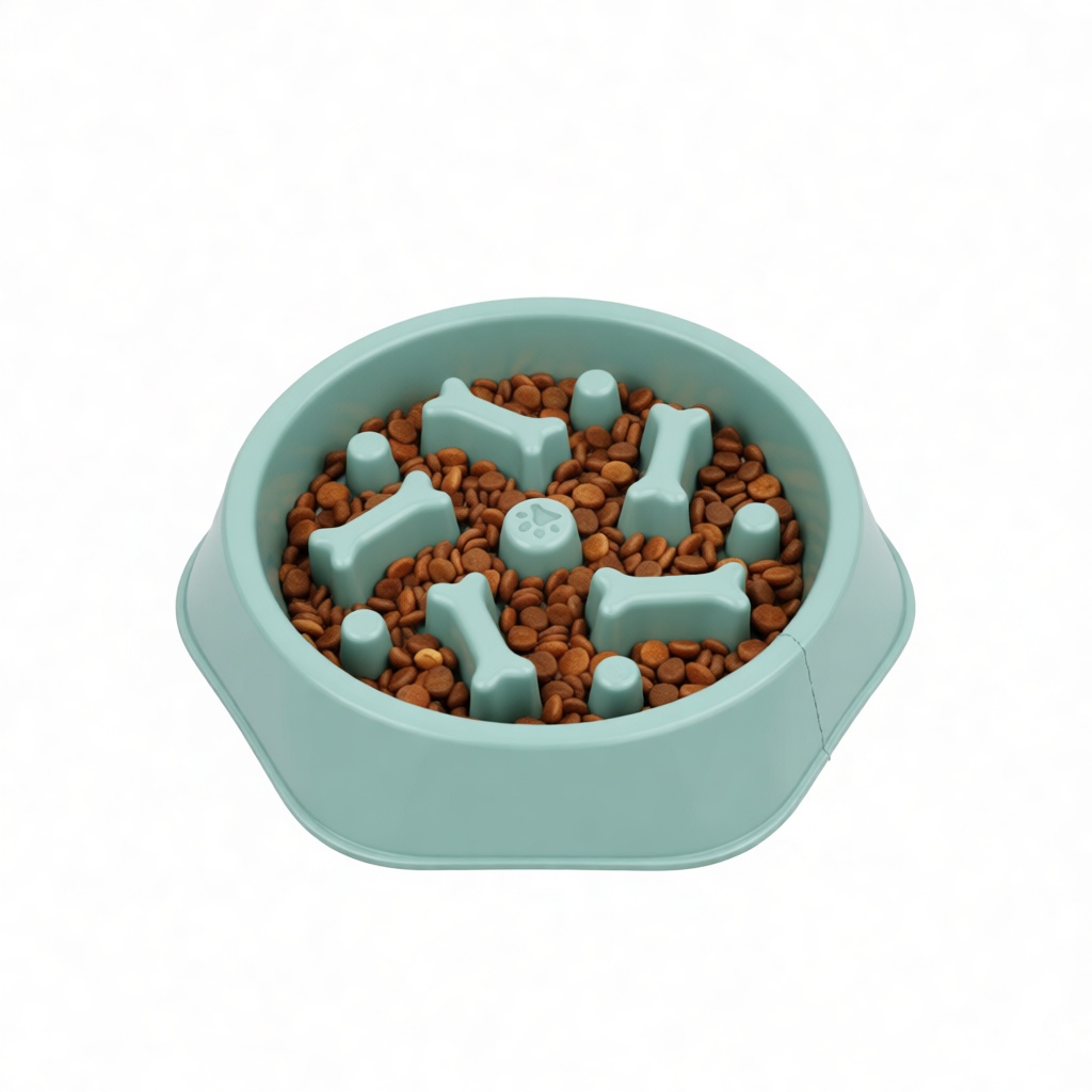 Slow Feeder Dog Bowl - Free 3D Printable STL File