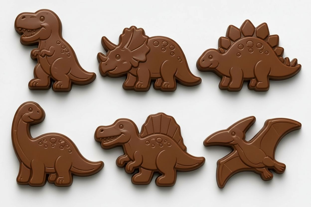 Dinosaur Cookie Mold Set free 3D printable STL
