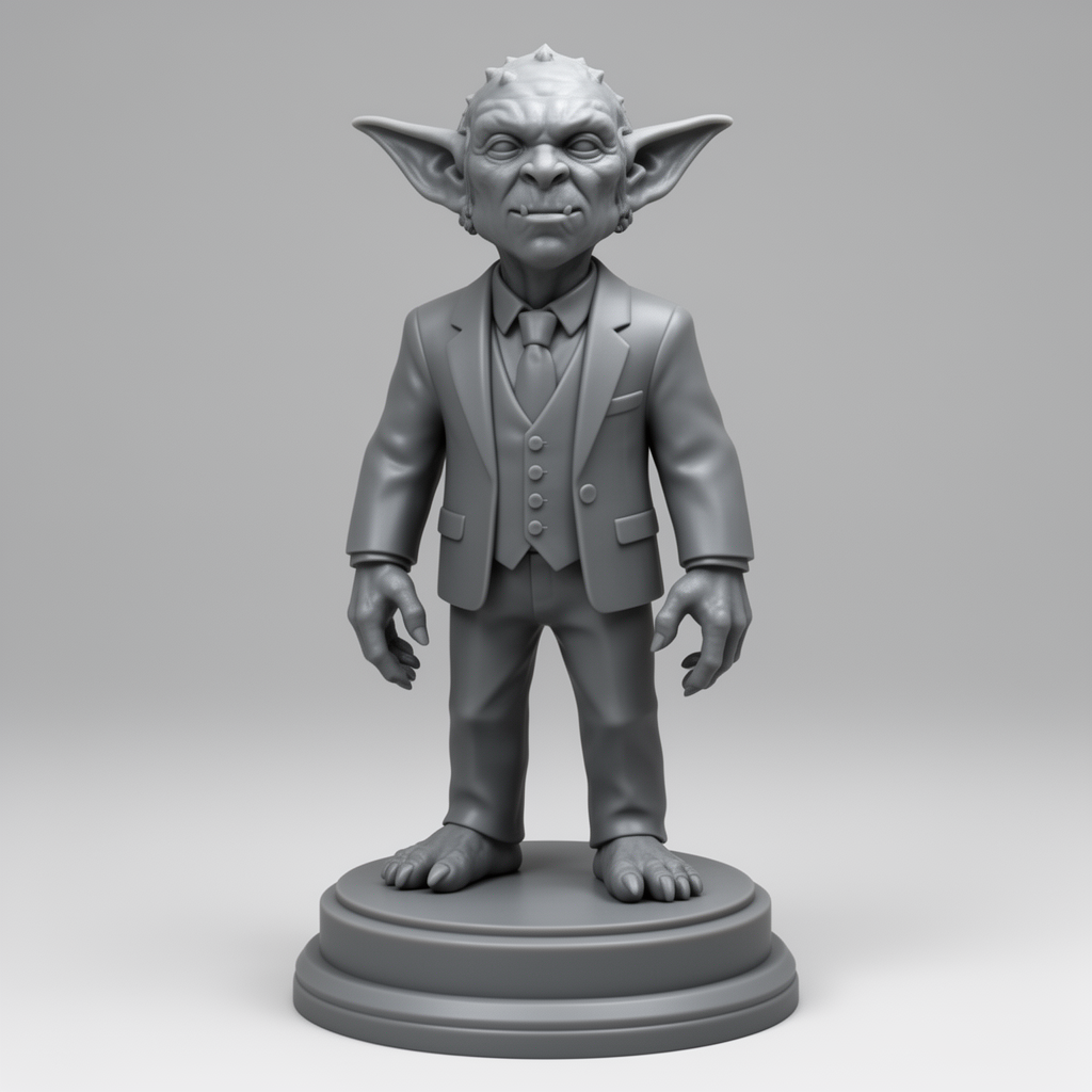 Goblin Suit Figurine free 3D printable STL