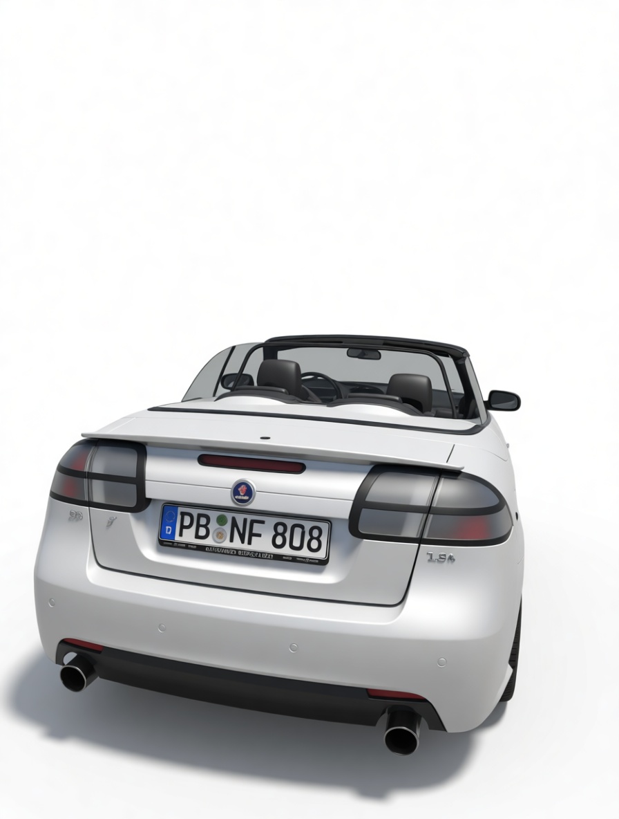 Saab 9-3 Convertible Model free 3D printable STL