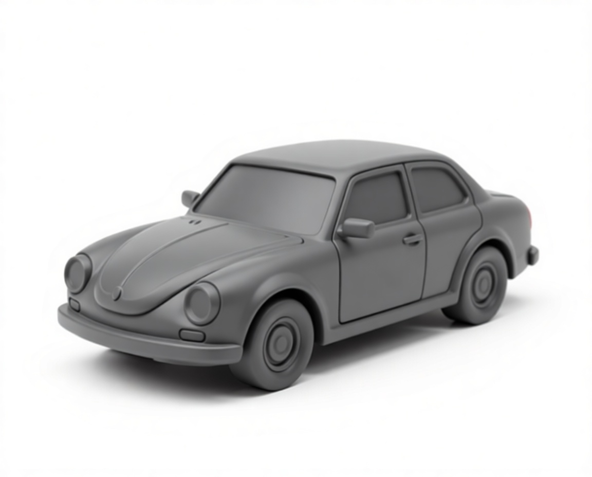 Volkswagen Beetle Model free 3D printable STL