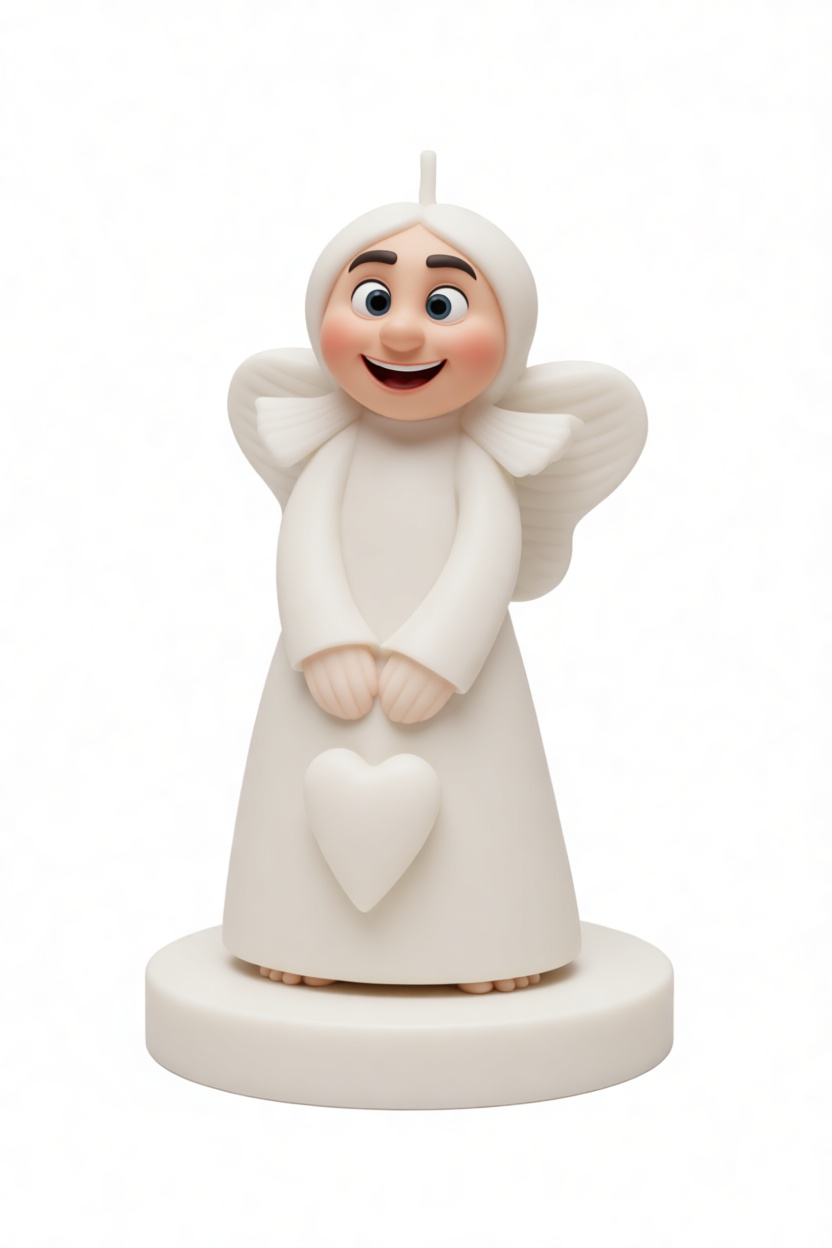 Smiling Angel Figurine free 3D printable STL