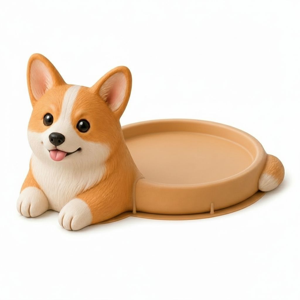 Corgi Dog Tray free 3D printable STL