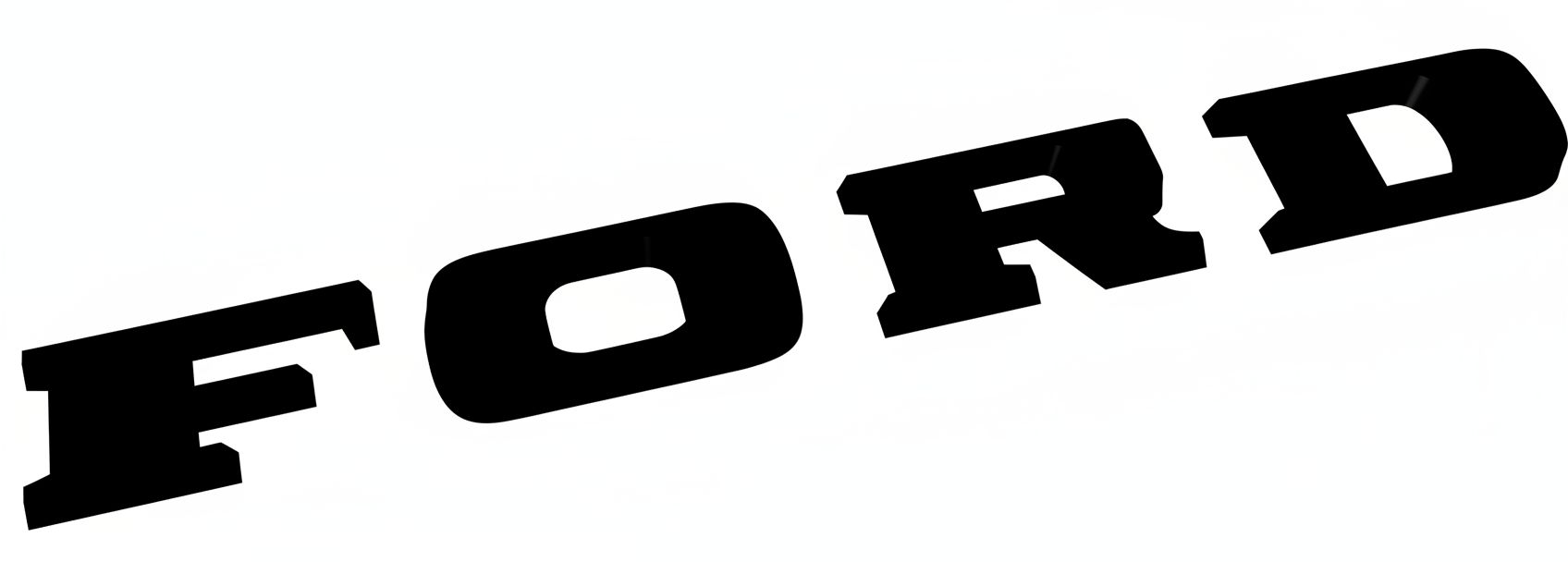 Ford Logo Model free 3D printable STL