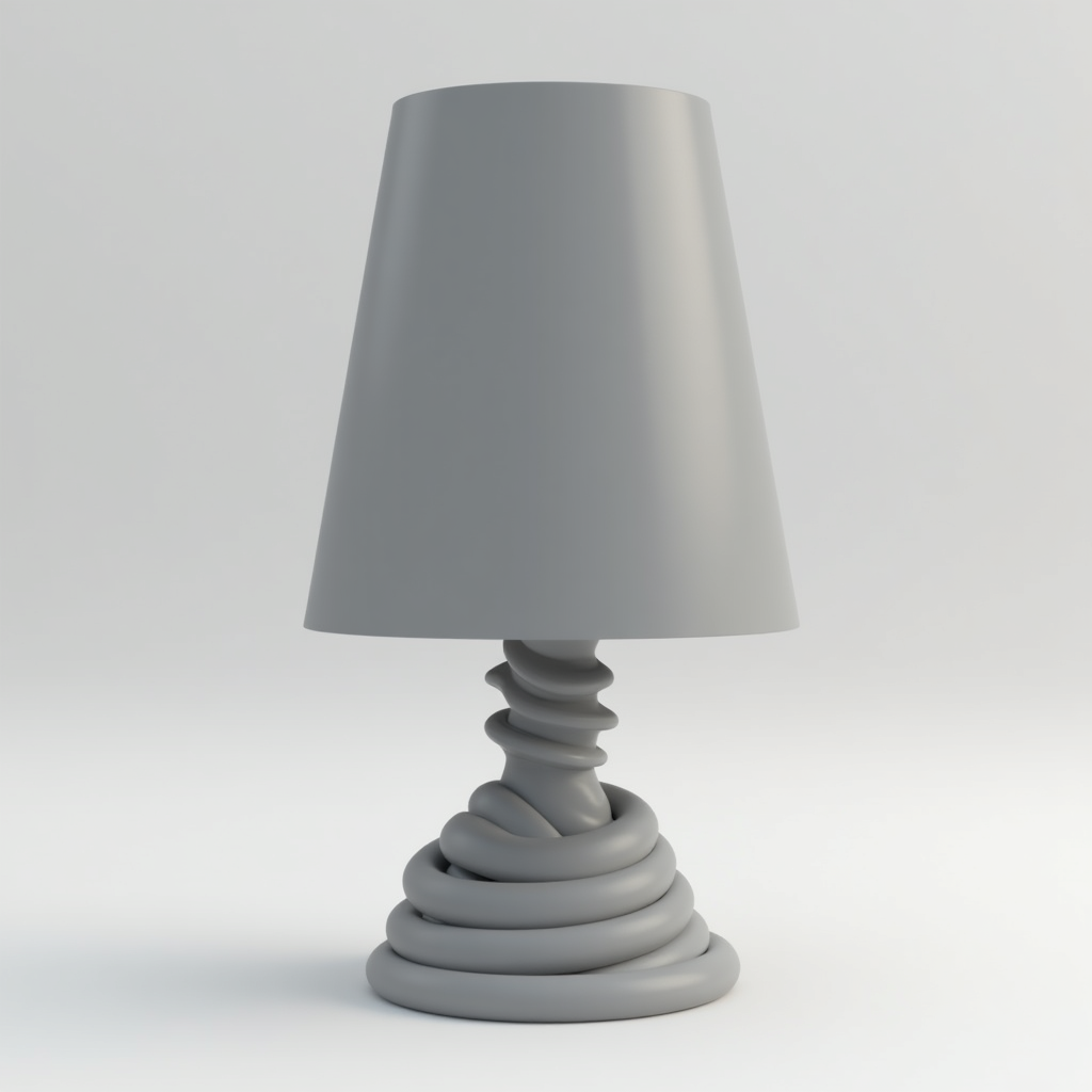Swirling Lamp Shade Design free 3D printable STL